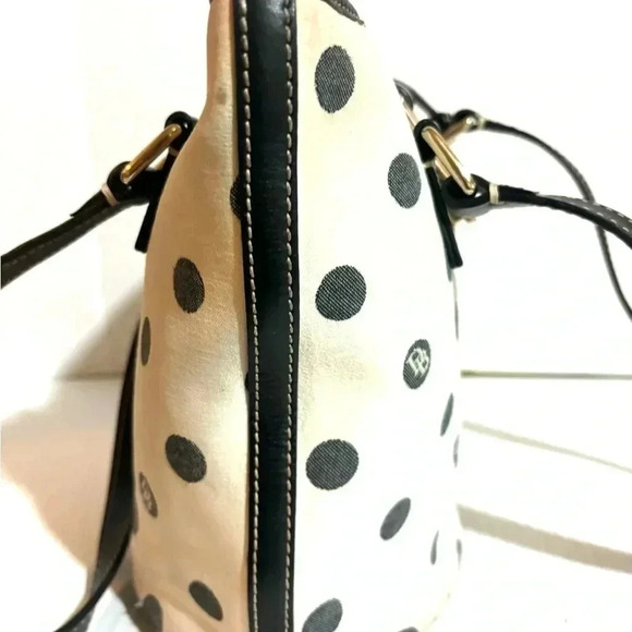 Dooney bourke DB signature print canvas shoulder handbag - Picture 4 of 11
